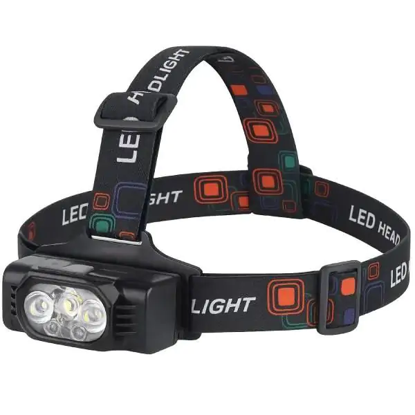 LED naglavna punjiva lampa sa PIR senzorom 700lm 1200mAh