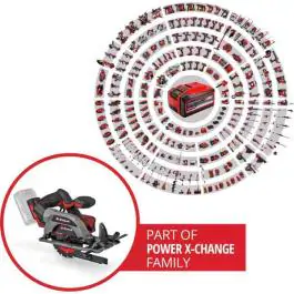Einhell PROFESSIONAL akumulatorska ručna kružna testera TP-CS 18/136-C Li BL Solo – Brushless, 18 V, 136 mm