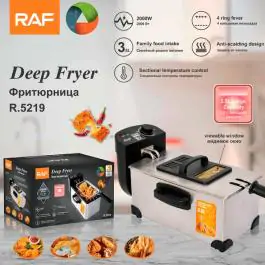 RAF R.5219 FRITEZA INOX 3,5L 2000W