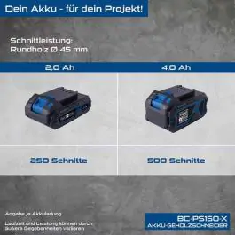 Scheppach 5910310400 BC-PS150-X akumulatorski rezač grana 150 mm, Brushless, 20V