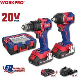 Set kompaktnog aku. alata, 20V - WORKPRO WP398001
