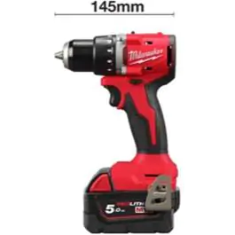 Milwaukee M18 BLDDRC-502C kompaktna aku bušilica-odvijač sa motorom bez četkica, 18 V
