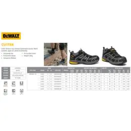 DeWalt DWF50091-126 Cutter plitke radne cipele S1-P SRA zaštita 44