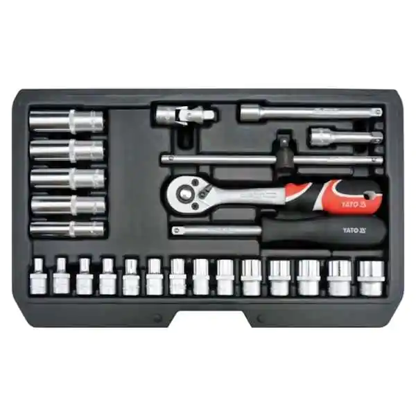 YATO set nasadnih ključeva 1/4" 3.5-14/25 del.