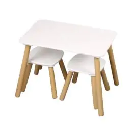 KESPER KSP17707 DEČIJI STO SA 2 STOLICE BELI