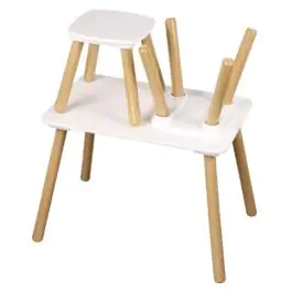 KESPER KSP17707 DEČIJI STO SA 2 STOLICE BELI