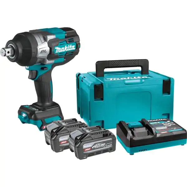 Makita TW001GU201 akumulatorski udarni odvijač 40 V XGT, 2.050 Nm, sa 2 baterije i punjačem - proizvod na akciji