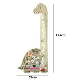 Dinosaurus sa metrom i dečija zidna edukativna tabla MSN24027