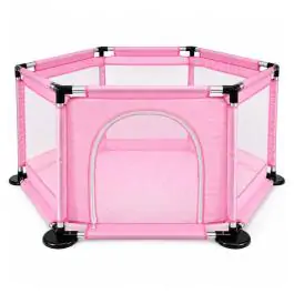 Prenosiva ogradica za decu Roze