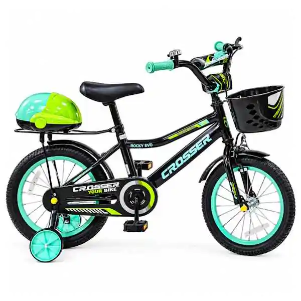 Dečiji bicikl Crosser 16″ Crno-zelena
