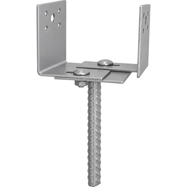 Podesivi nosač stuba sa ankerom 80–150 mm – plastificirani metalni nosač