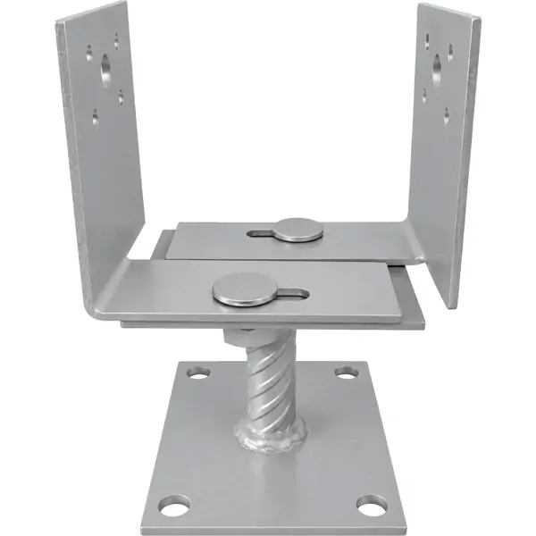 Podesivi nosač stuba sa postoljem 80–150 mm – plastificirani metalni nosač