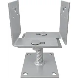 Podesivi nosač stuba sa postoljem 80–150 mm – plastificirani metalni nosač