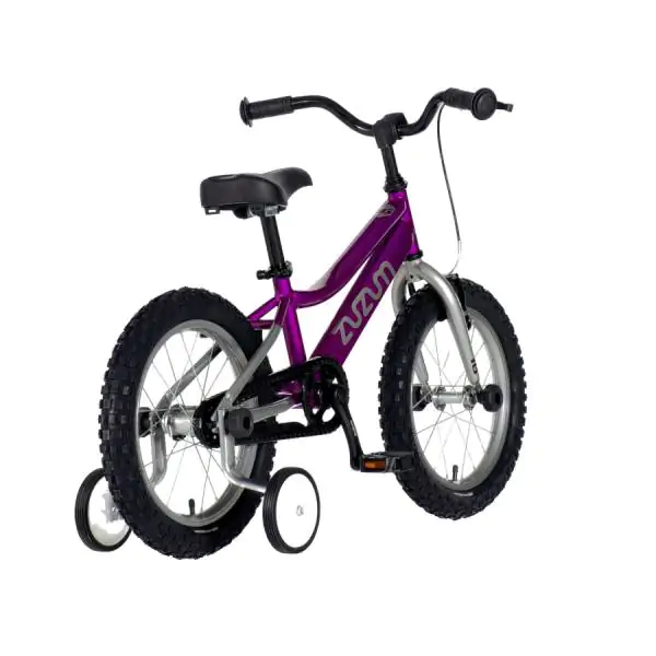 Bicikl za decu zuzum 16" 9" v-brake kontra 105-125cm (16") ljubičasti sjaj uv