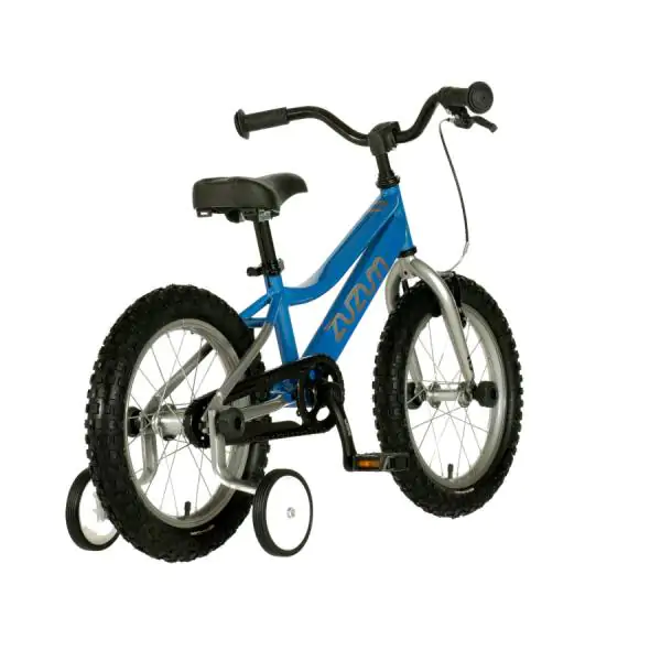 Bicikl za decu zuzum 16" 9" v-brake  kontra 105-125cm (16") plavi sjaj uv