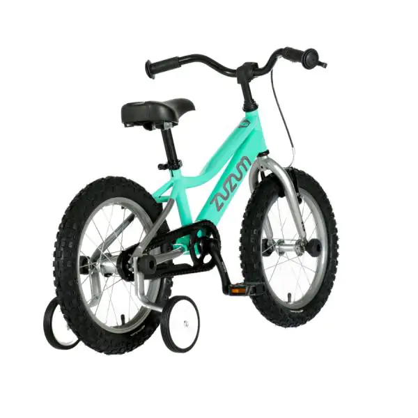 Bicikl za decu zuzum 16" 9" v-brake  kontra 105-125cm (16") tirkiz uv