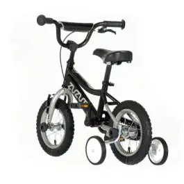 Bicikl za decu zuzum 12" 8" v-brake  kontra 95-115cm (12") crni hrom uv