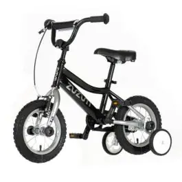 Bicikl za decu zuzum 12" 8" v-brake  kontra 95-115cm (12") crni hrom uv