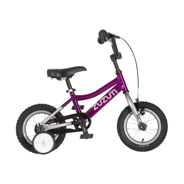 Bicikl za decu zuzum  12" 8" v-brake kontra 95-115cm (12") ljubičasti uv