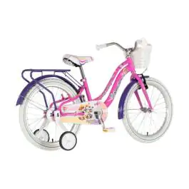 Bicikl za decu visitor best friend 20" 10" v-brake  kontra 115-135cm (20") roze neon uv sjaj