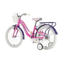 Bicikl za decu visitor best friend 20" 10" v-brake  kontra 115-135cm (20") roze neon uv sjaj