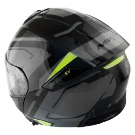 Kaciga za motor veličina m-mvx 57-58 cm 935sv flip up dupli vizir crna siva