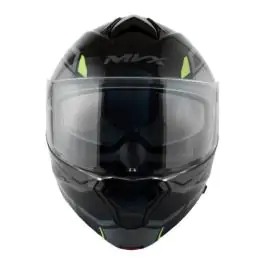 Kaciga za motor veličina m-mvx 57-58 cm 935sv flip up dupli vizir crna siva