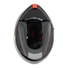 Kaciga za motor veličina l-mvx 59-60 cm 935sv flip up dupli vizir crna siva