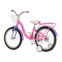 Bicikl za decu visitor unicorn 20" 10" v-brake  kontra 115-135cm (20") roze uv sjaj