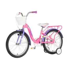 Bicikl za decu visitor unicorn 20" 10" v-brake  kontra 115-135cm (20") roze uv sjaj