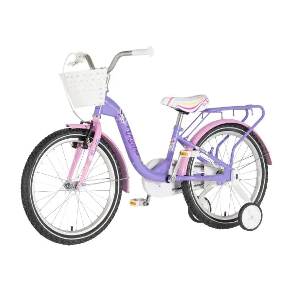 Bicikl za decu visitor unicorn 20" 10" v-brake kontra 115-135cm (20") ljubičasti