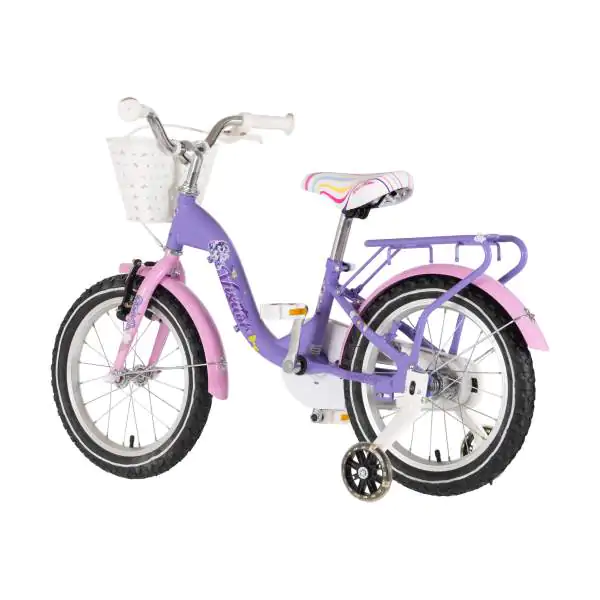 Bicikl za decu visitor unicorn 16" 9" v-brake kontra 105-125cm (16") ljubičasti
