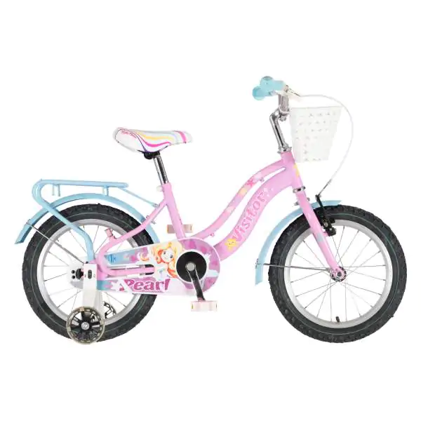 Bicikl za decu visitor pearl 16" 9" v-brake  kontra 105-125cm (16") roze