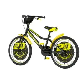 Bicikl za decu visitor ranger 20" 10" v-brake  kontra 115-135cm (20") crno žuti polu mat