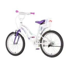Bicikl za decu visitor songbird 20" 11" v-brake  kontra 115-135cm (20") belo ljubičasti perla