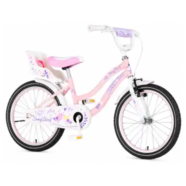 Bicikl za decu visitor songbird 20" 11" v-brake  kontra 115-135cm (20") roze
