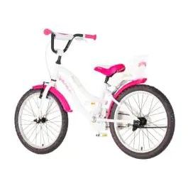 Bicikl za decu visitor dog 20" 11" v-brake  kontra 115-135cm (20") belo roze perla