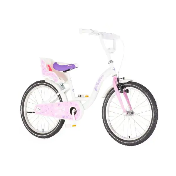 Bicikl za decu visitor liloo 20" 10" v-brake kontra 115-135cm (20") belo roze perla