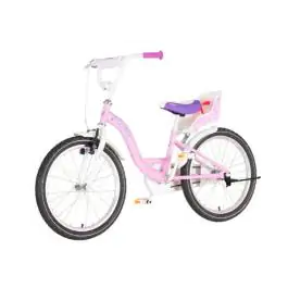Bicikl za decu visitor liloo 20" 10" v-brake  kontra 115-135cm (20") roze