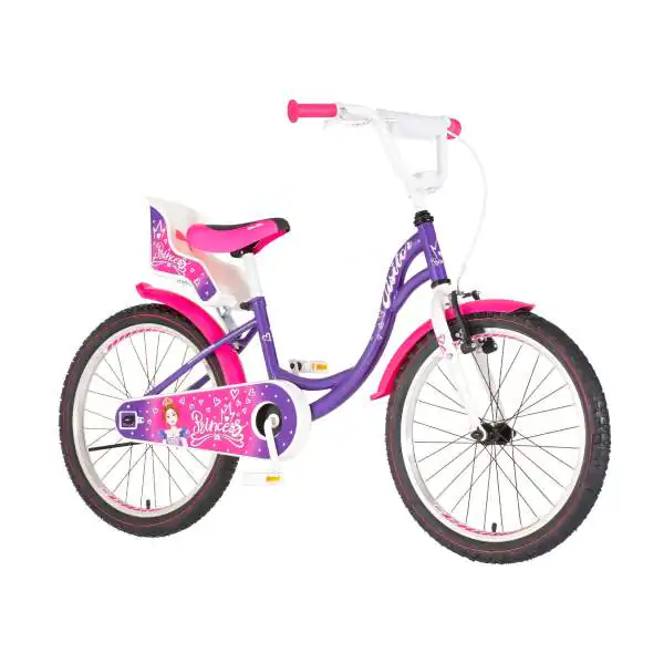 Bicikl za decu visitor princess 20" 11" v-brake kontra 115-135cm (20") ljubičasti perla