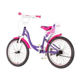 Bicikl za decu visitor princess 20" 11" v-brake kontra 115-135cm (20") ljubičasti perla