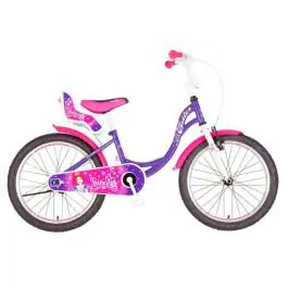 Bicikl za decu visitor princess 20" 11" v-brake kontra 115-135cm (20") ljubičasti perla