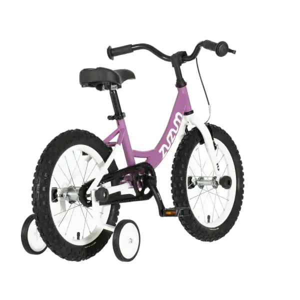 Bicikl za decu zuzum 16" 8" v-brake kontra 105-125cm (16") ljubičasti perla uv