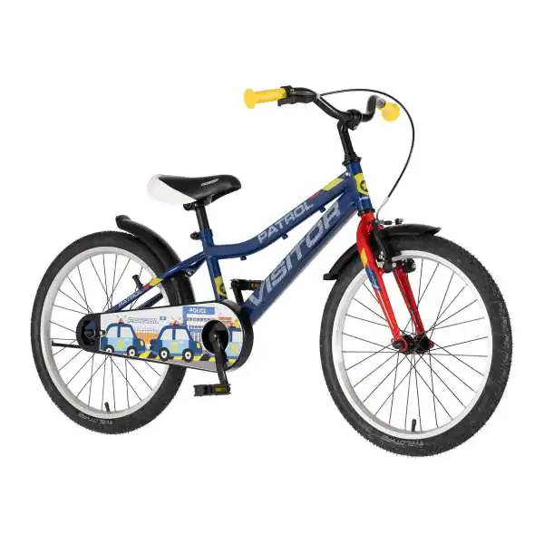 Bicikl za decu visitor patrol 20" 10" v-brake  kontra 95-115cm (12") plavi perla