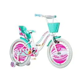 Bicikl za decu visitor icecream 20" 11" v-brake  kontra 115-135cm (20") belo tirkiz perla