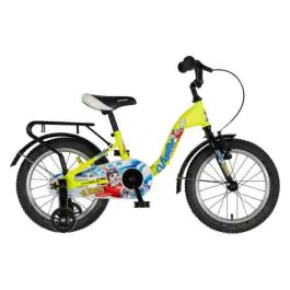 Bicikl za decu visitor aviator 16" 9" v-brake  kontra 105-125cm (16") neon žuti