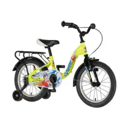 Bicikl za decu visitor aviator 16" 9" v-brake  kontra 105-125cm (16") neon žuti