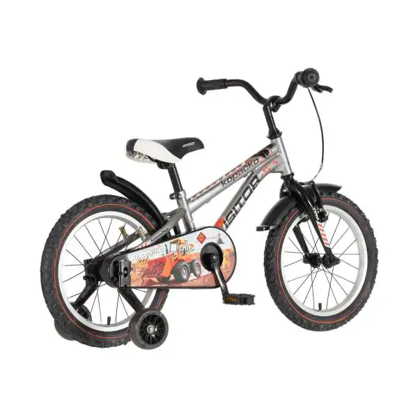 Bicikl za decu visitor kopacko 16" 9" v-brake  kontra 105-125cm (16") srebrni sjaj uv