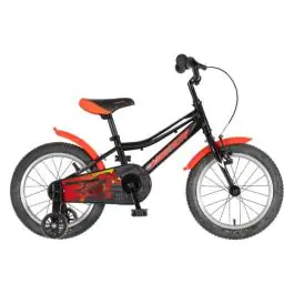 Bicikl za decu visitor redstriker 16" 9" v-brake  kontra 105-125cm (16") crno crveni
