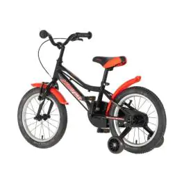 Bicikl za decu visitor redstriker 16" 9" v-brake  kontra 105-125cm (16") crno crveni